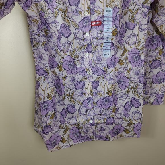 Duluth Wrinklefighter Tunic in Pink Floral Size S - Picture 3 of 9